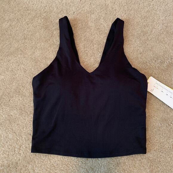 Women’s FLEX V- NECK TANK SPORTS BRA Size XS -Active Wear All In Motion NWT - Picture 1 of 13